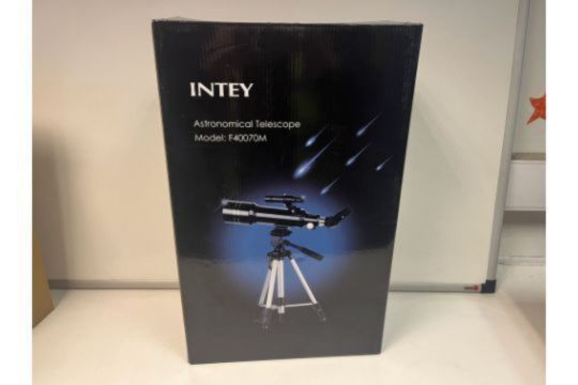 PALLET TO CONTAIN 12 X BRAND NEW INTEY ASTRONOMICAL TELESCOPES RRP £129