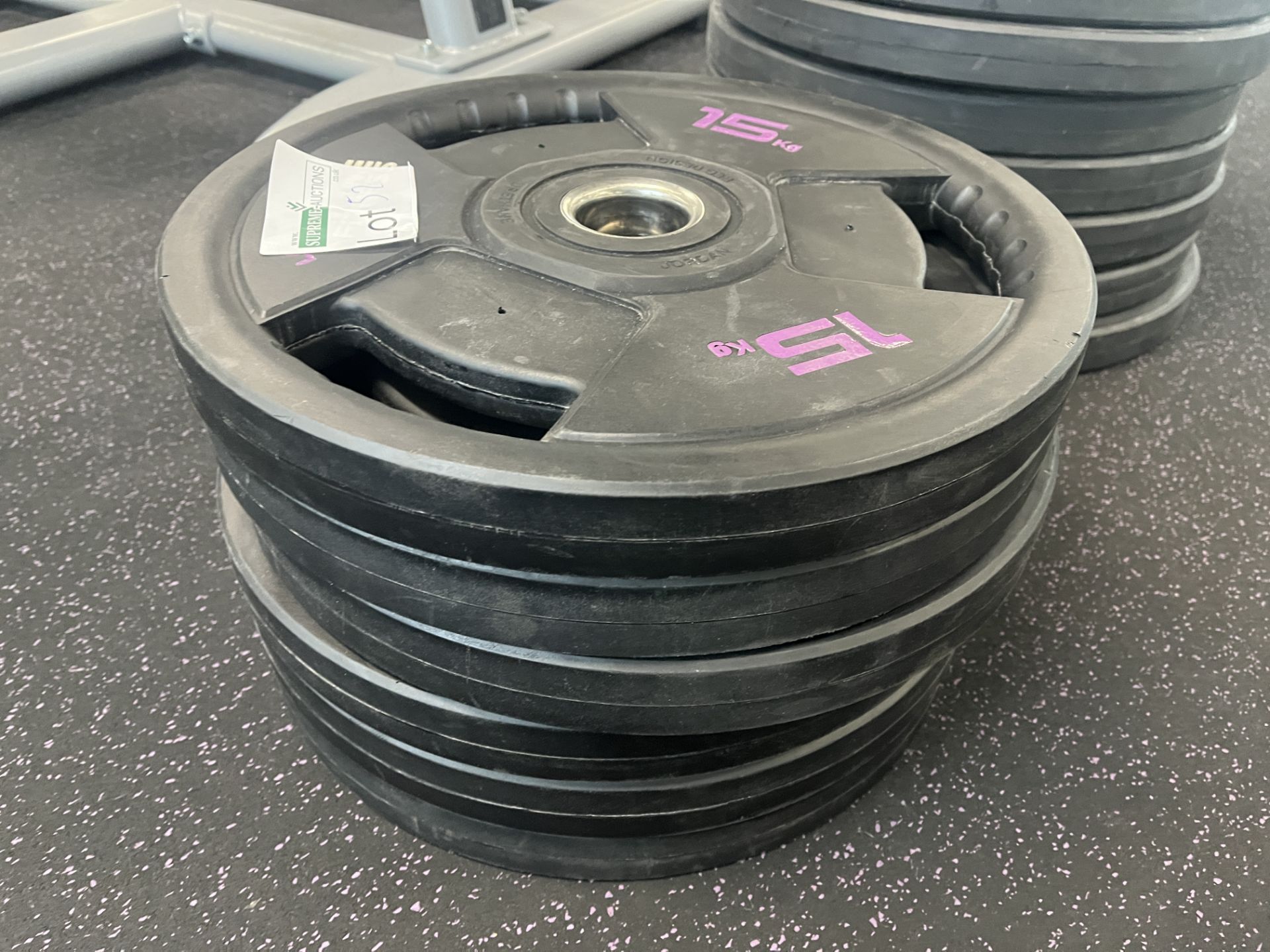 6 X JORDAN 15KG OLYMPIC WEIGHT PLATES