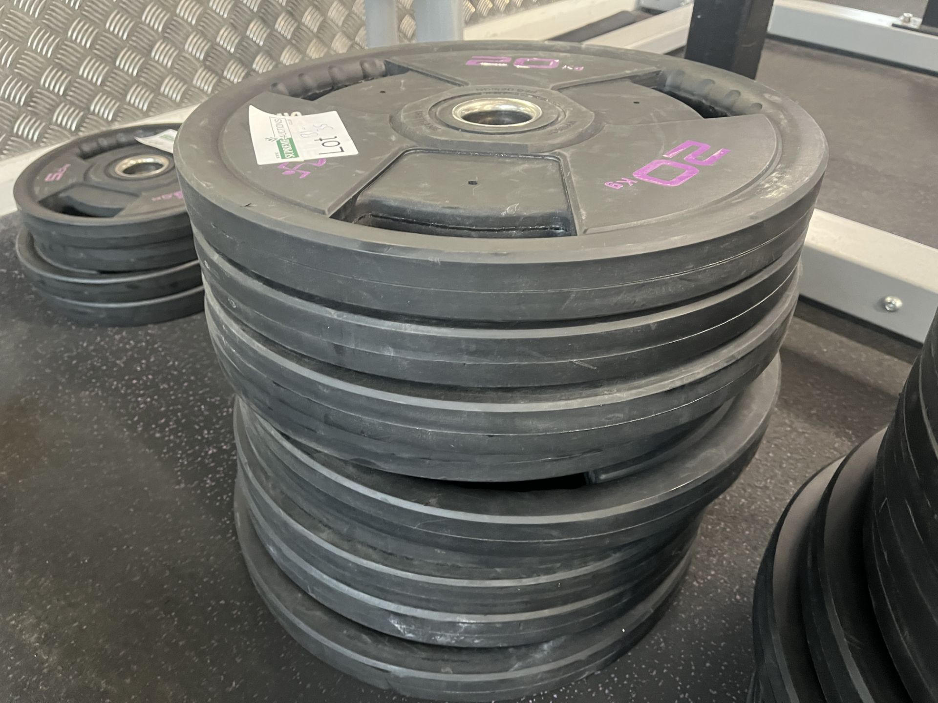 2 X JORDAN 20KG OLYMPIC WEIGHT PLATES