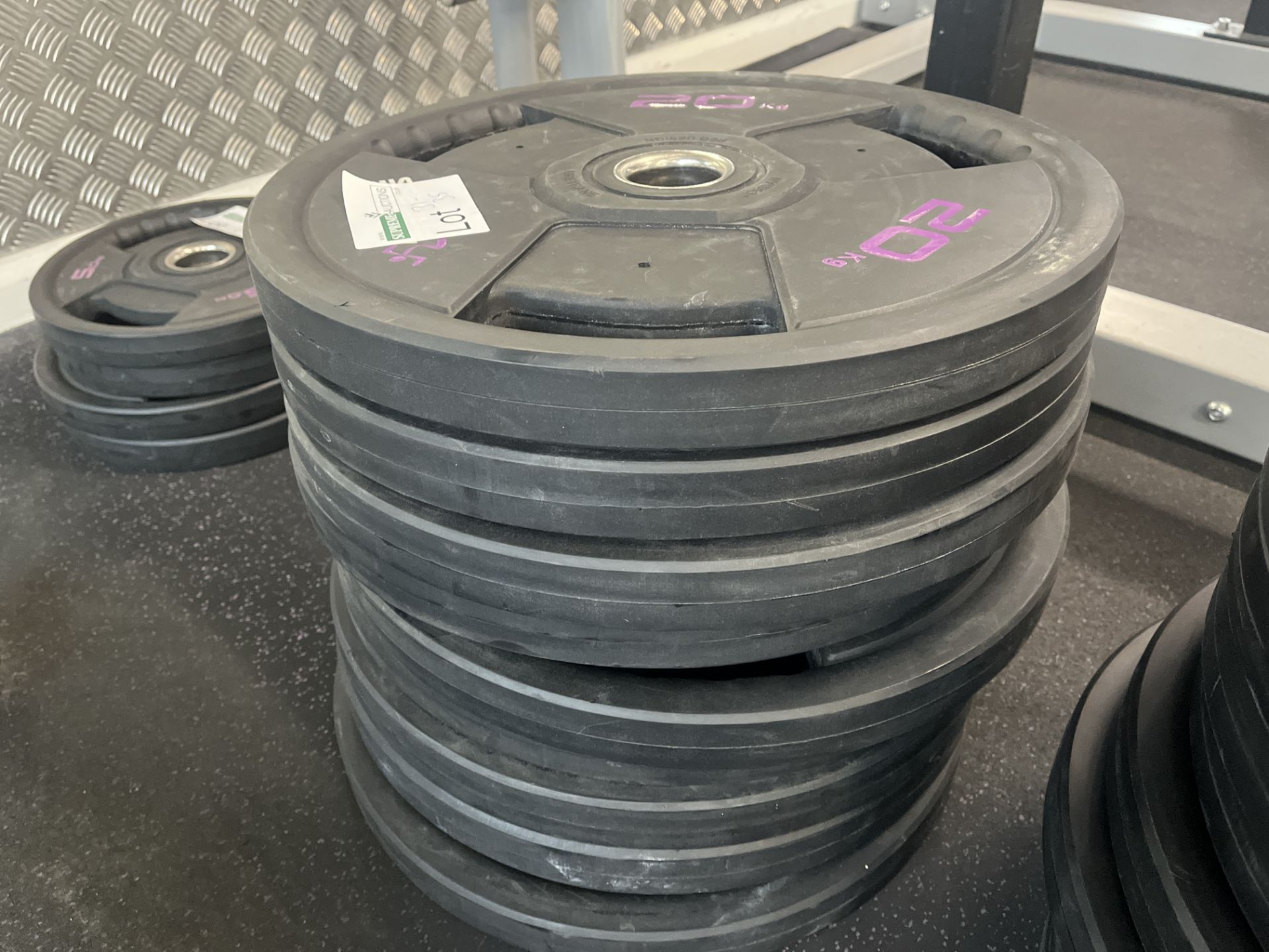 2 X JORDAN 20KG OLYMPIC WEIGHT PLATES