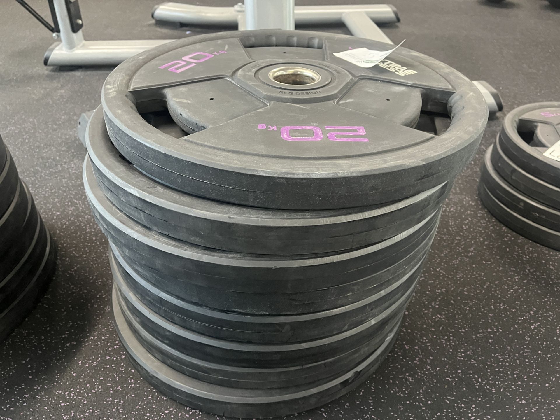 8 X JORDAN 20KG OLYMPIC WEIGHT PLATES