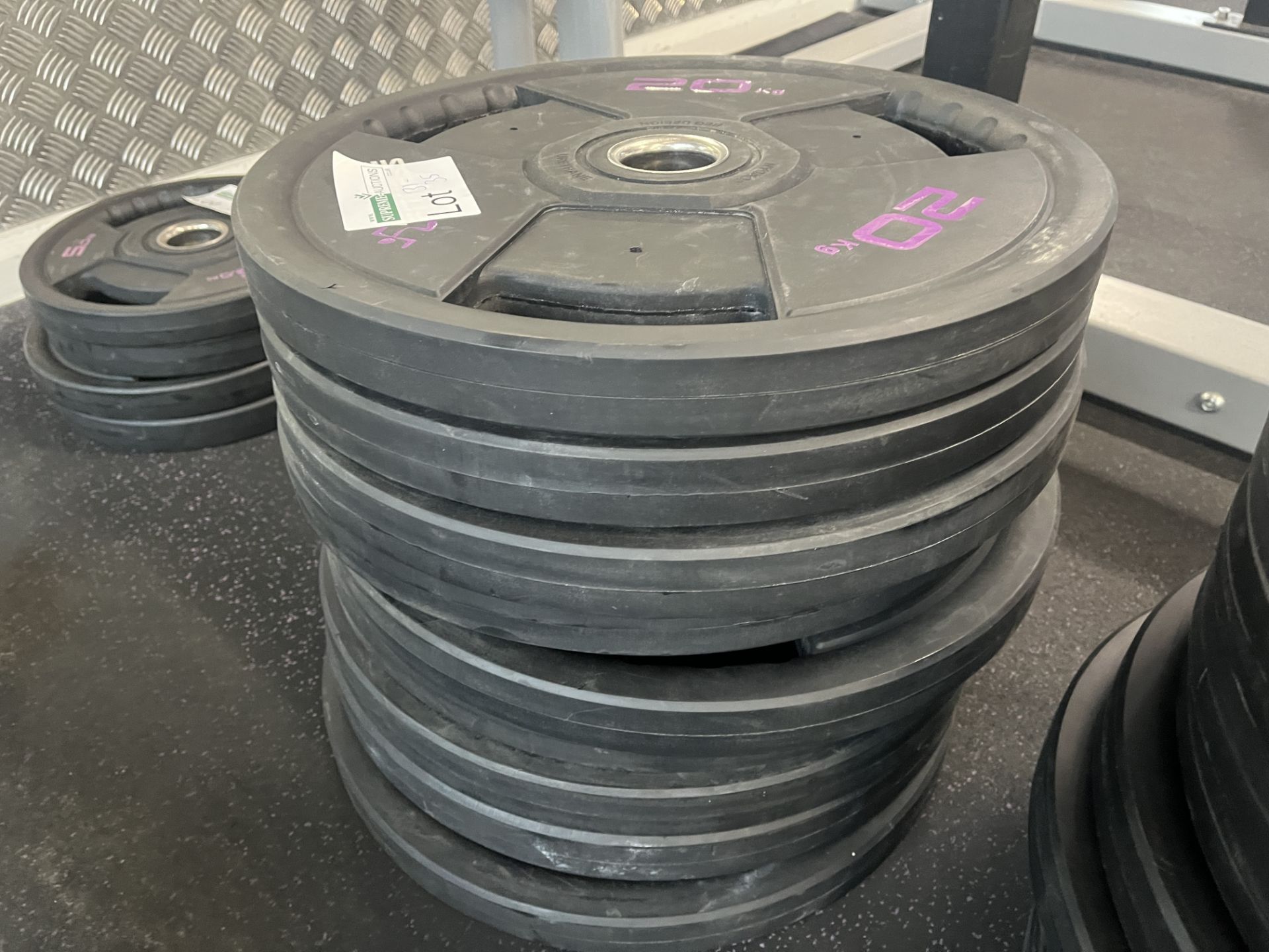 2 X JORDAN 20KG OLYMPIC WEIGHT PLATES