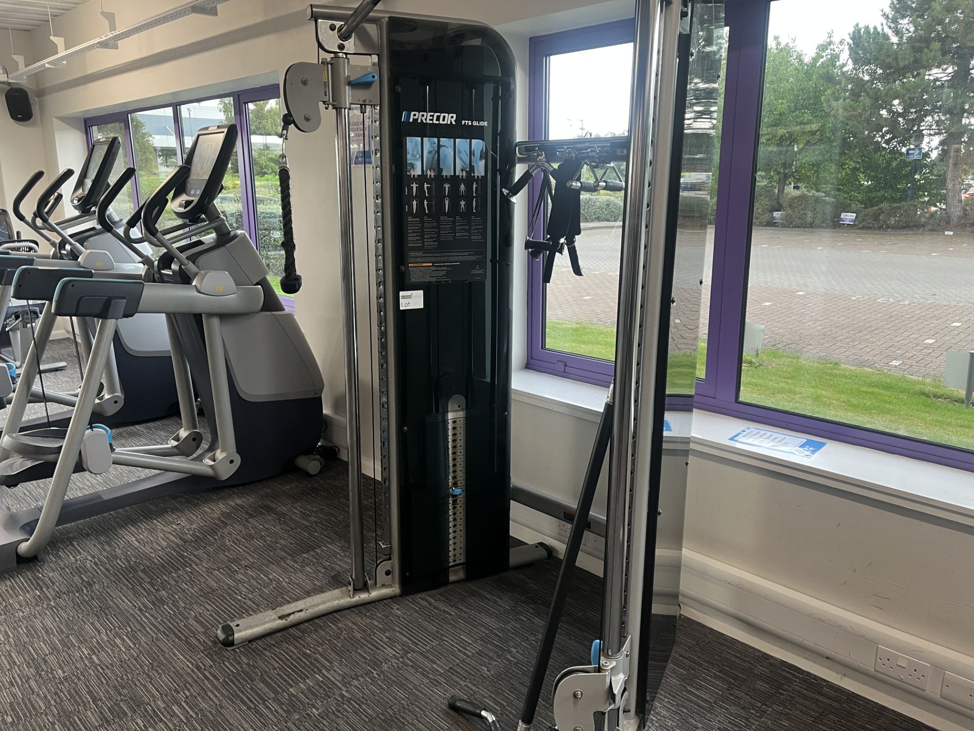 PRECOR FTS GLIDE FUNCTIONAL TRAINING SYSTEM & ATTACHMENTS AS PICTURED - Image 2 of 2