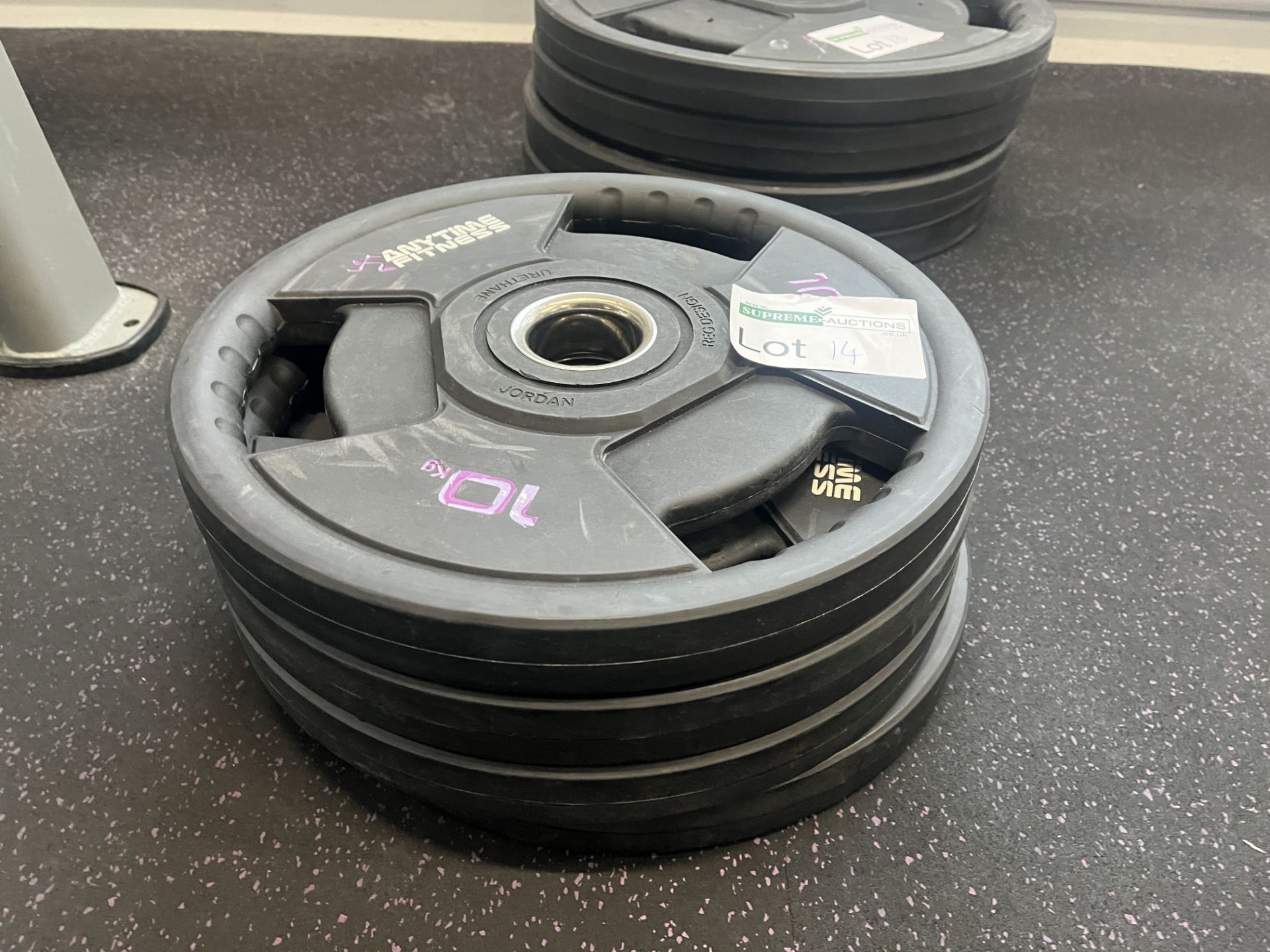 4 X JORDAN 10KG OLYMPIC WEIGHT PLATES