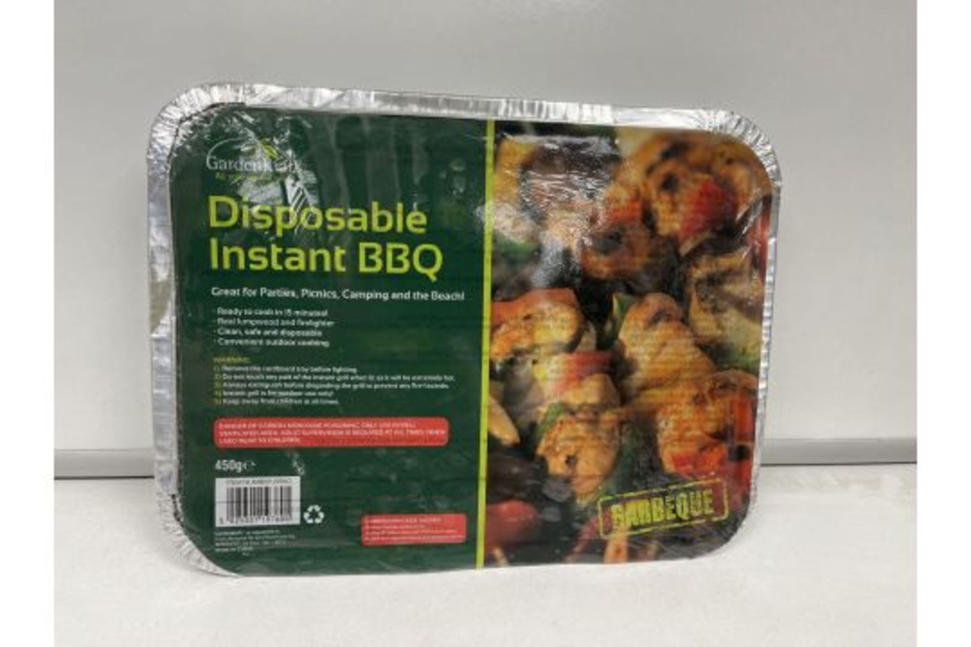 15 X BRAND NEW GARDENKRAFT DISPOSABLE INSTANT BBQ R4 - Image 2 of 2