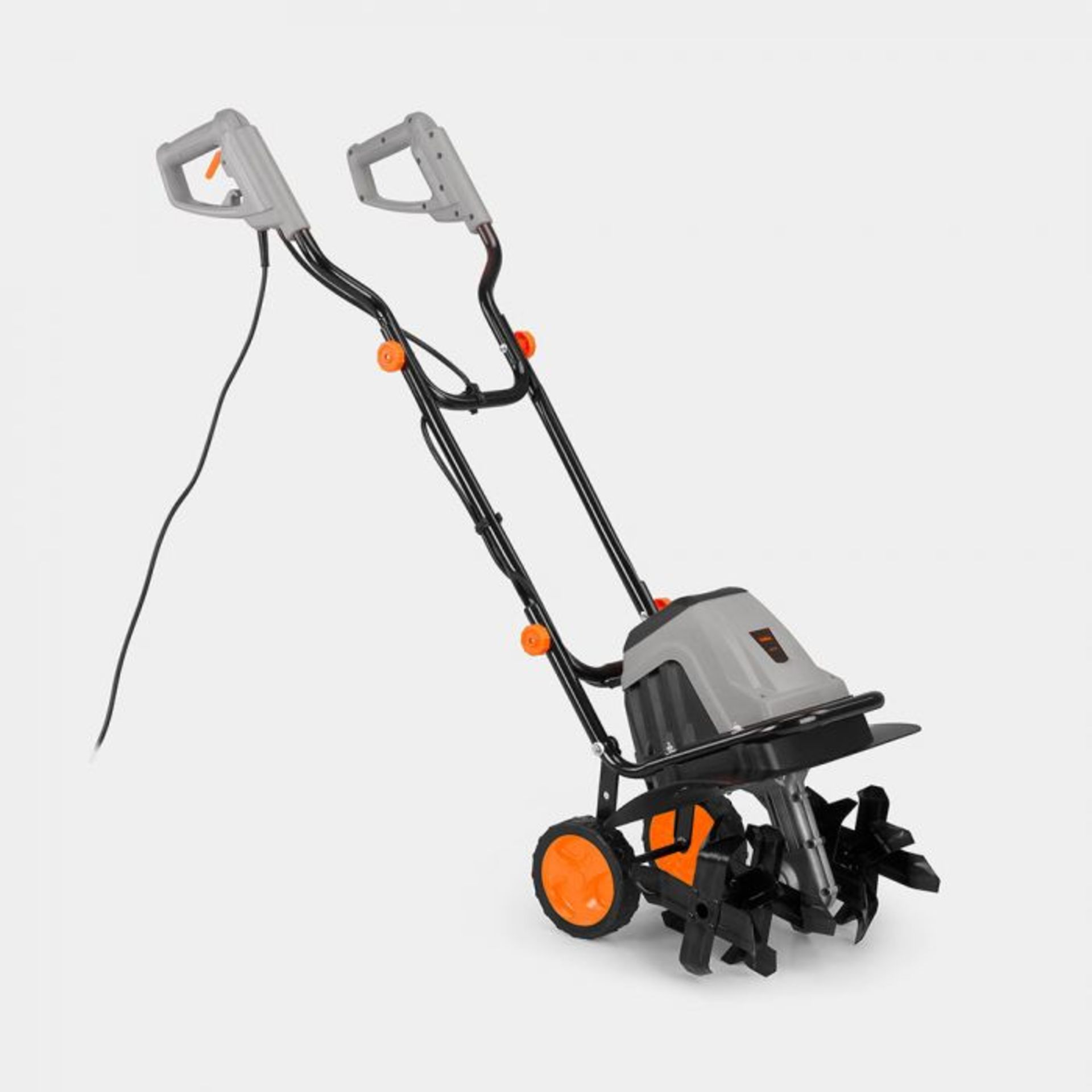 1400W Electronic Tiller. Featuring 6 durable steel blades and a no-load speed of 280rpm, the 1400W