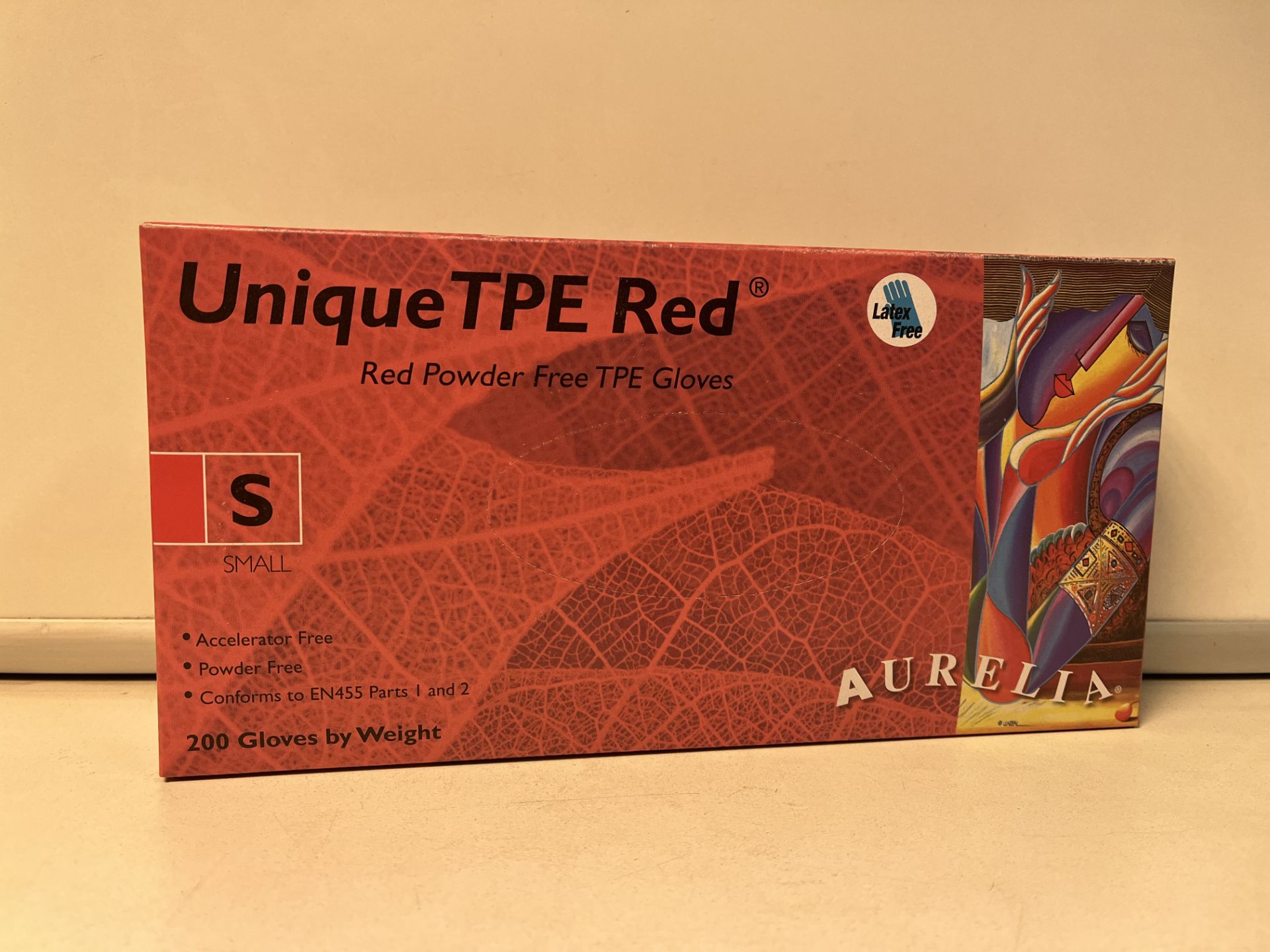 2000 X BRAND NEW UNIQUE TPE RED POWDER FREE GLOVES R2