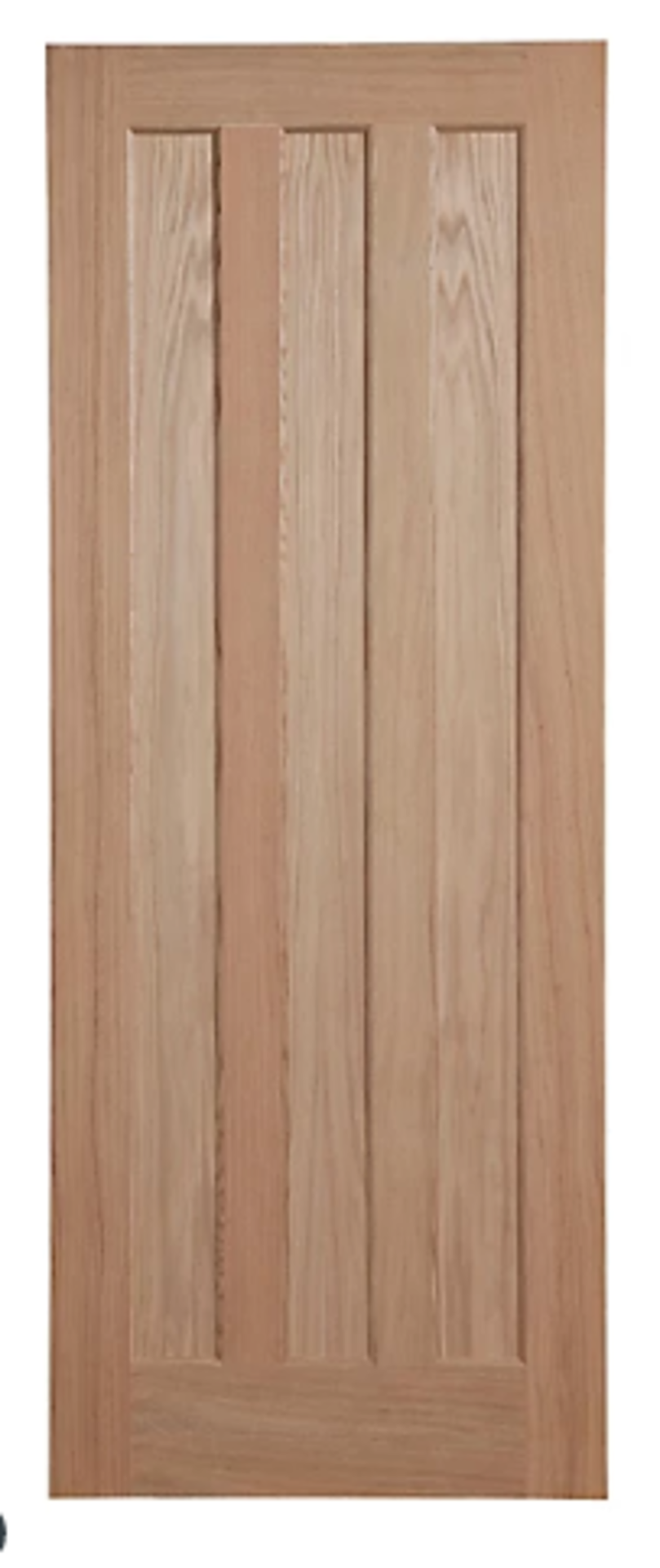 4 X MIXED PANEL DOORS/GLAZED DOORS INCLUDING CLEAR PINE, OAK VENEER, KNOTTY PINES AND MORE (CONTAINS - Image 3 of 5