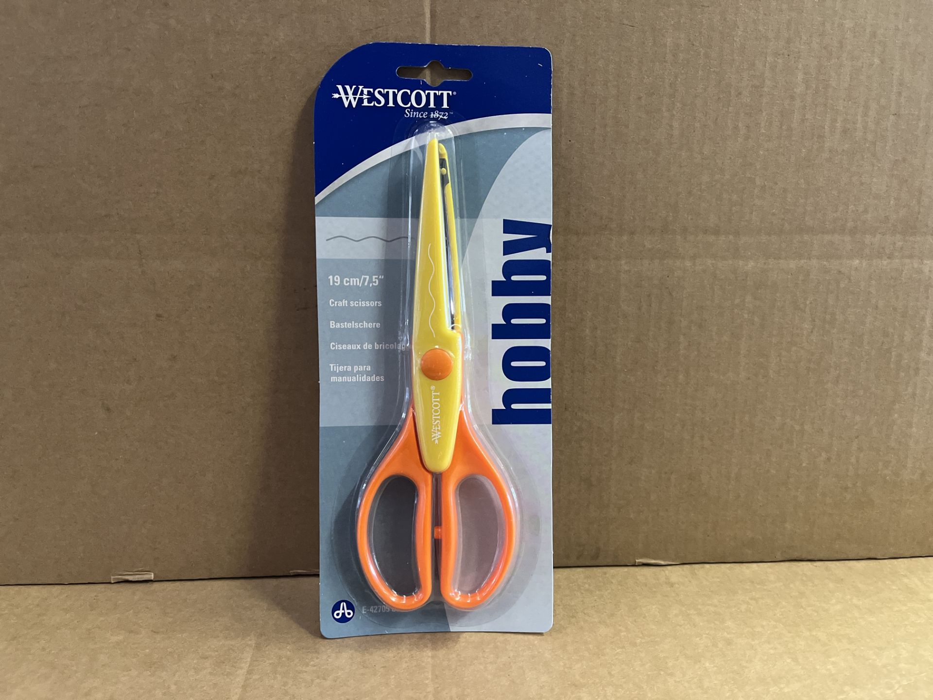 144 X BRAND NEW WESTCOTT 19CM CRAFT SCISSORS WAVY CUT S1RA