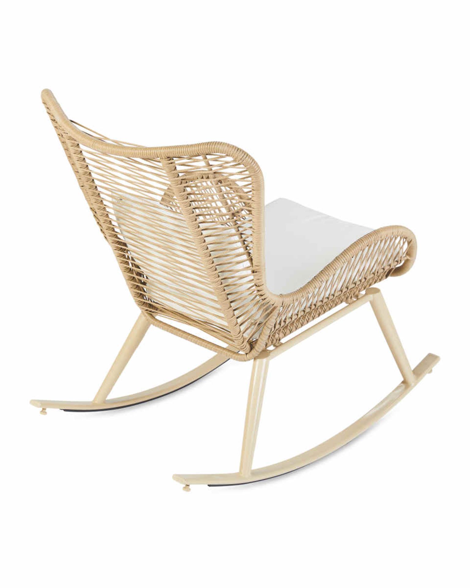 Rope Effect Rocking Chair. This Rope Effect Rocking Chair is this seasons must have for that - Image 2 of 2