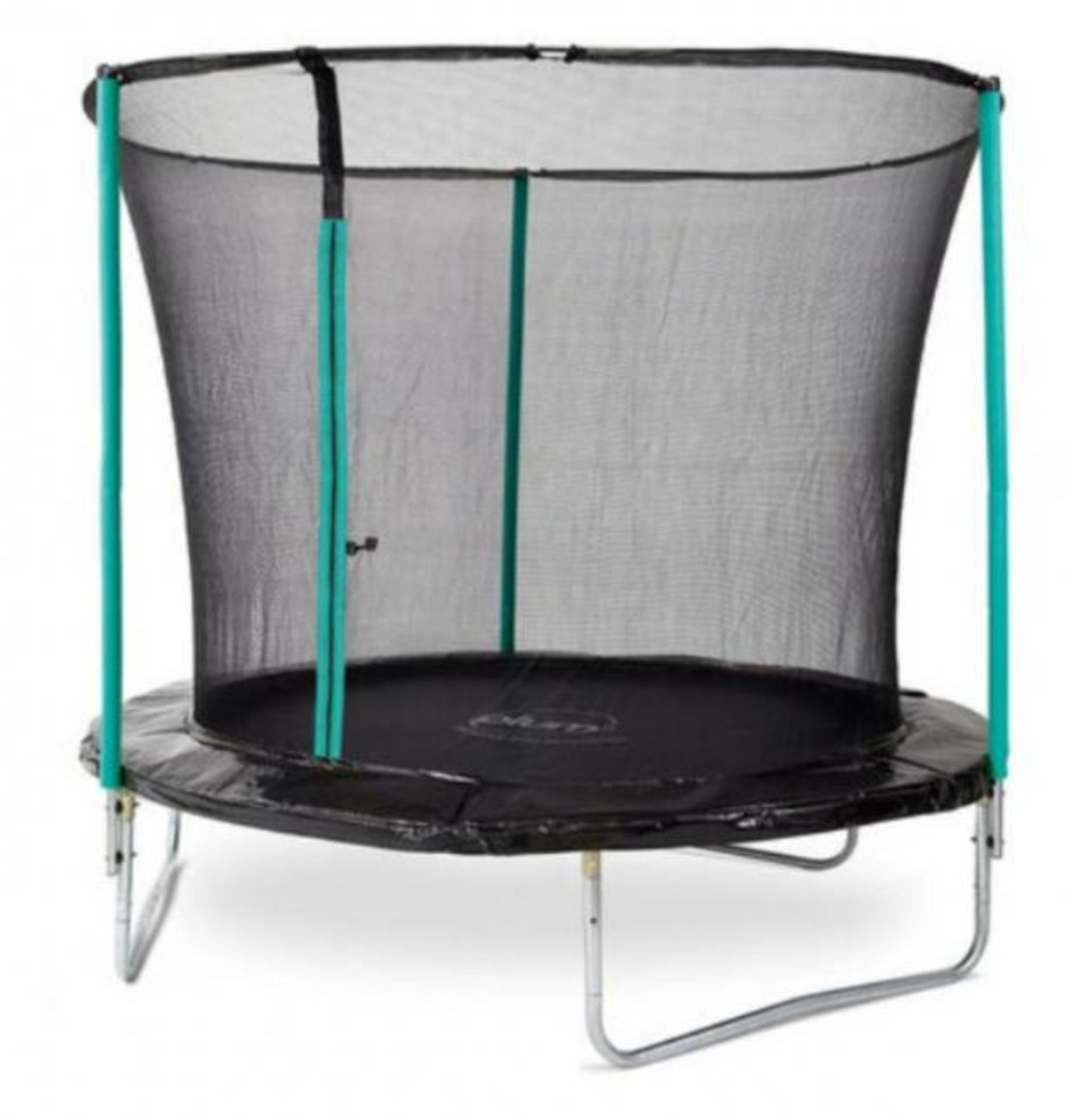 3 x New Boxed Plum 8ft Springsafe Trampoline & Enclosure. The 8ft trampoline with 2G enclosure net - Image 2 of 4