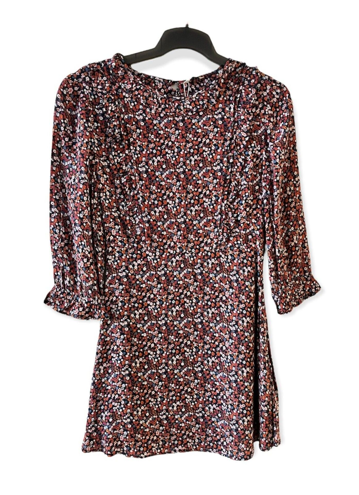 jackwills navy floral womens dress size 6 RRP £90 - Image 2 of 2