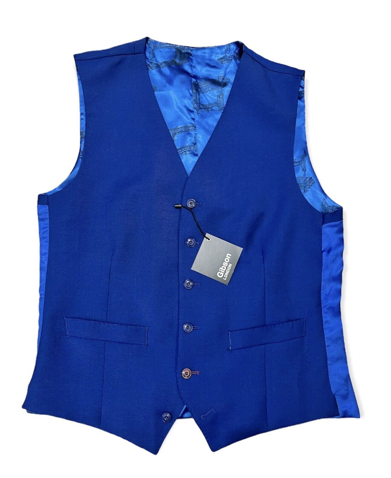 gibson london menssuit waistcoat size 40 RRP £85