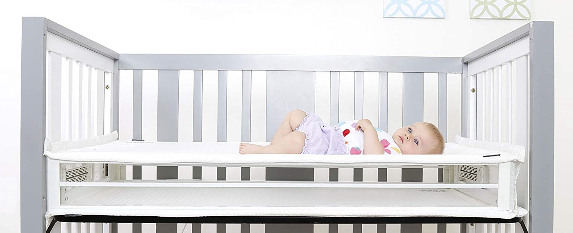 4 x Brand New Boxed - Baby Trend Respiro Cot Mattress Breathable mesh and Open Air Sides. RRP £169.