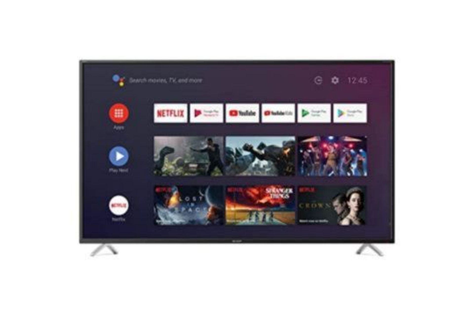 BRAND NEW SHARP 55 INCH 4K UHD LED SMART ANDROID TV NETFLIX PRIME FREEVIEW HD FREEVIEW PLAY