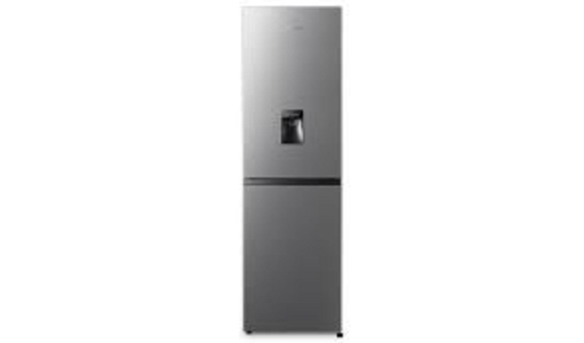 (REF118256) Fridgemaster MC55240MDFS Fridge Freezer with Water Dispenser - Silver. GRADE B. RRP