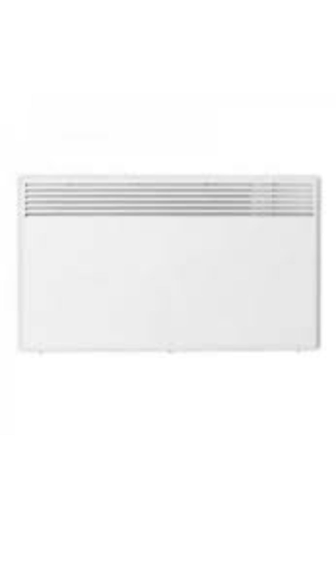 2 X BRAND NEW NOBO 750W ELECTRIC SLIMLINE PANEL CONVECTOR HEATER WHITE RRP £89 EACH