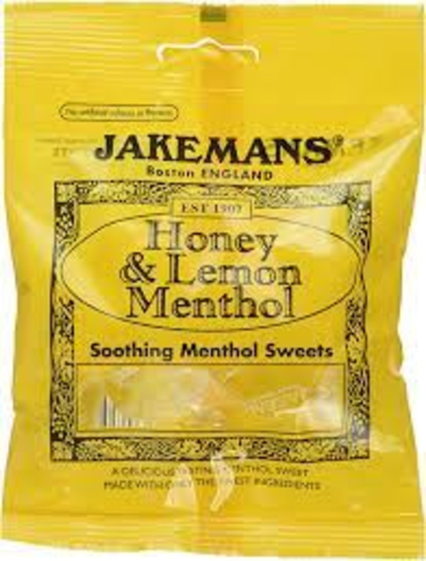 10 X BRAND NEW PACKS OF 10 100G JAKEMANS HONEY AND LEMON SOOTHING SWEETS EXP 31/8/22 PW