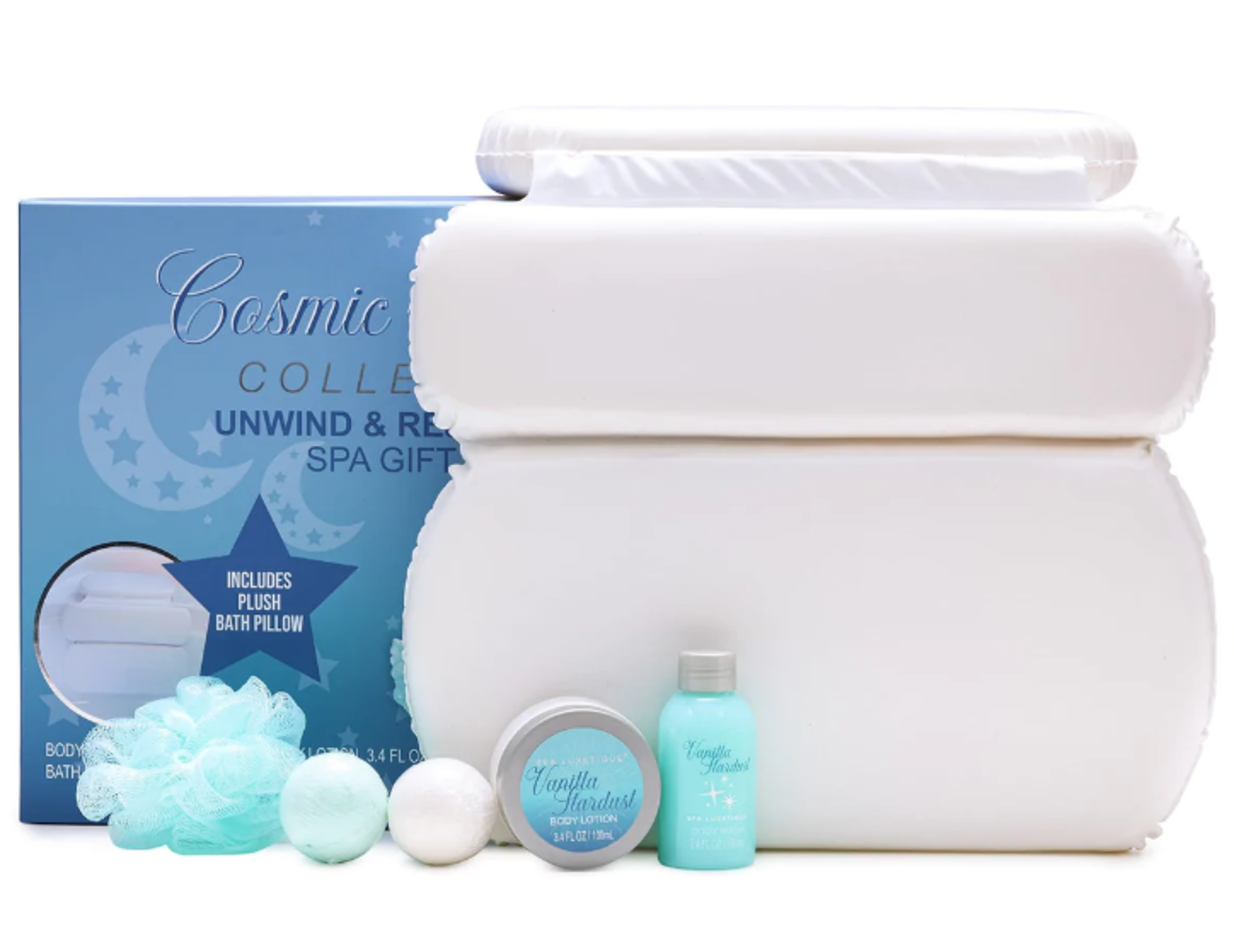 PALLET TO CONTAIN 40 x New Packaged Spa Luxetique Cosmic Dreams Vanilla Spa Gift Set. (SKU:SPA-BA-