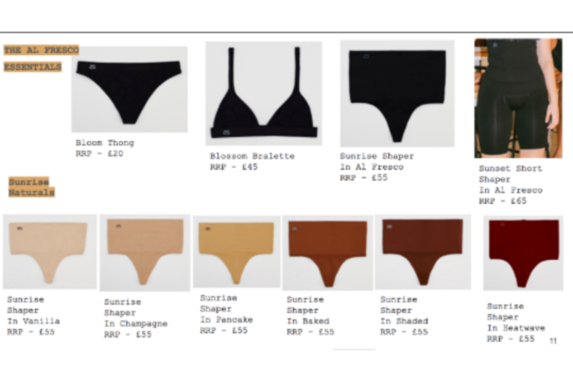 25 X BRAND NEW PIECES OF SPRINGSUMMER SHAPEWEAR IN VARIOUS STYLES AND SIZES RRP £35-65 EACH S1P