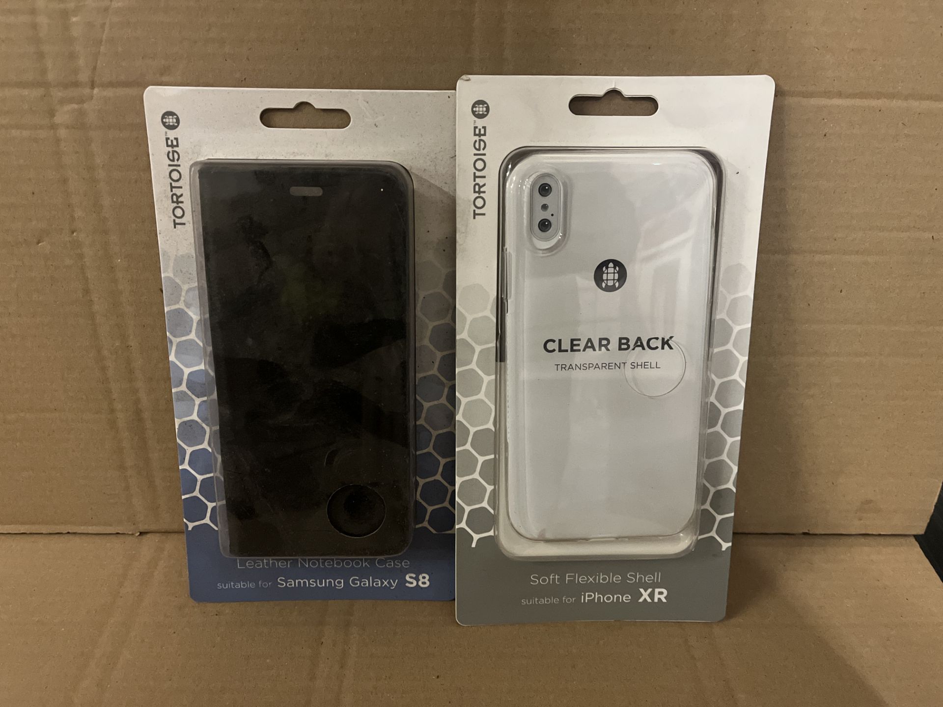 300 X BRAND NEW PHONE CASES INCLUDING TORTOISE CLEAR FOR IPHONE XR AND TORTOISE SAMSUNG GALAXY S9