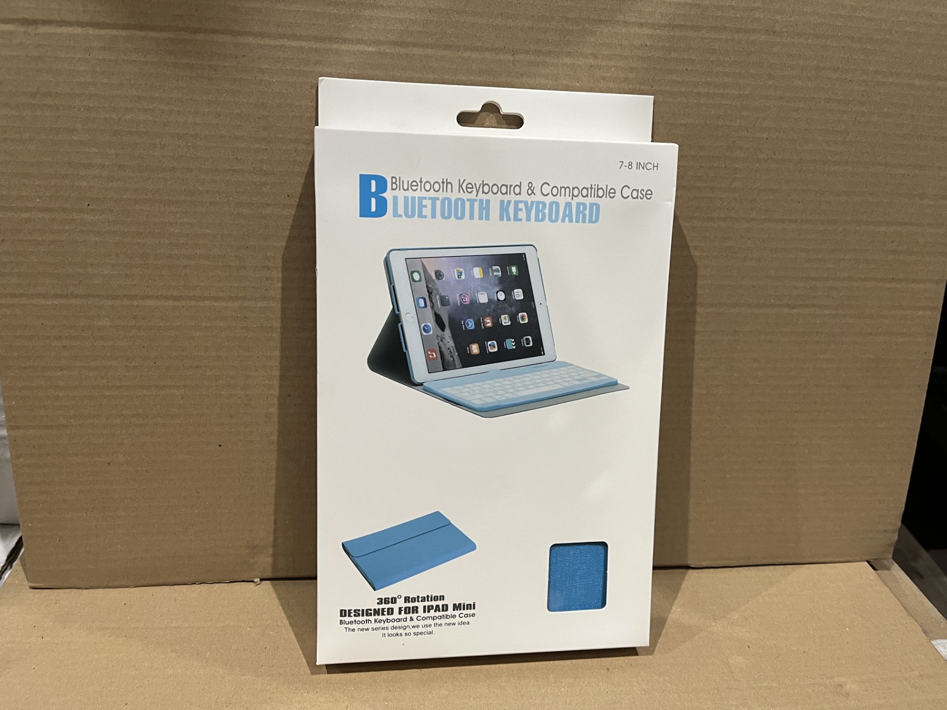 16 X BRAND NEW BLUETOOTH KEYBOARD AND COMPATIBLE CASE FOR IPAD MINI R10