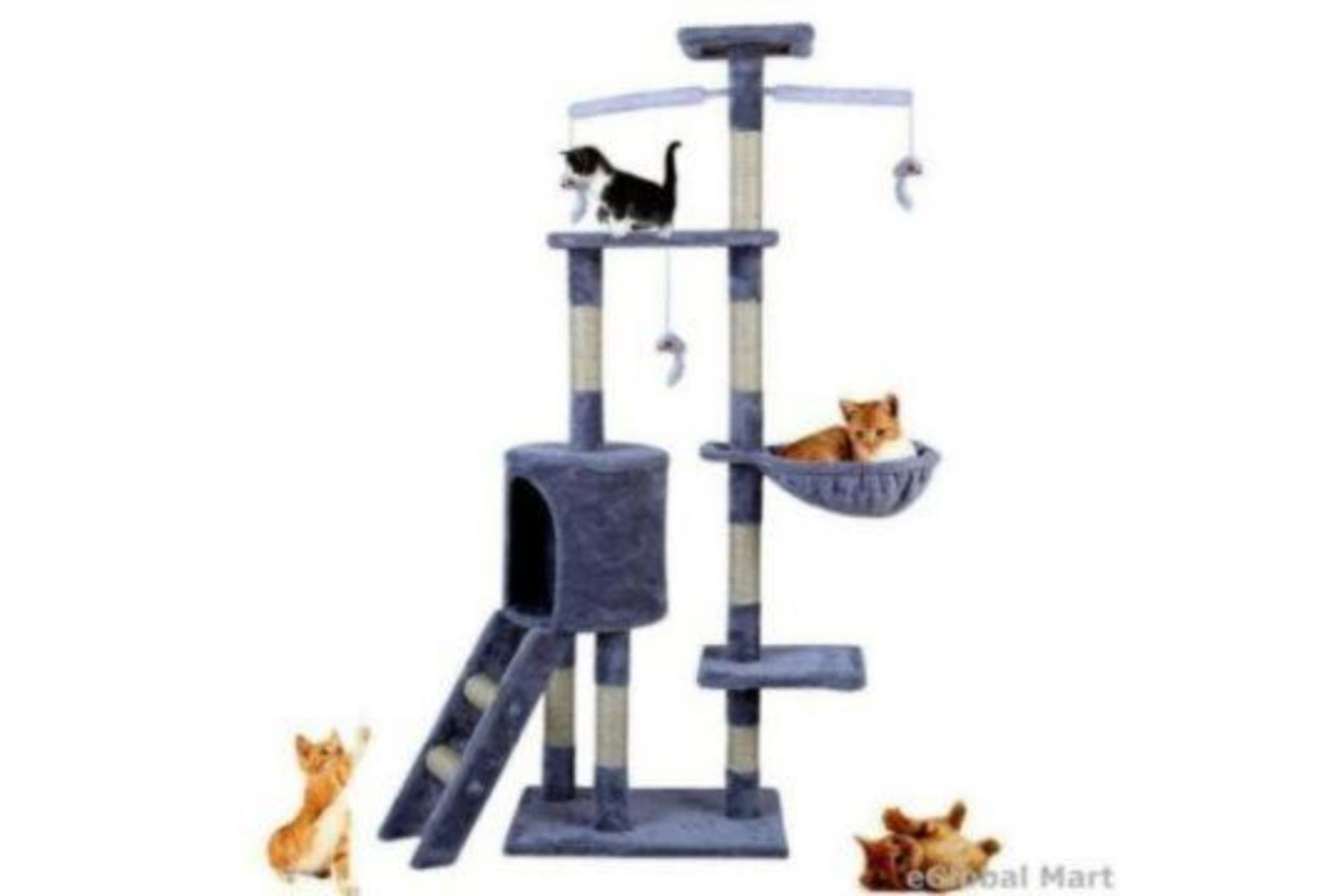 New Boxed Large Cat Tree Scratching Post Activity Centre. RRP £129. (ROW1)