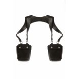 AMIRI HARNESS WITH POUCHES. RRP £955.00. Black harness with pouches from Amiri. Made of calf