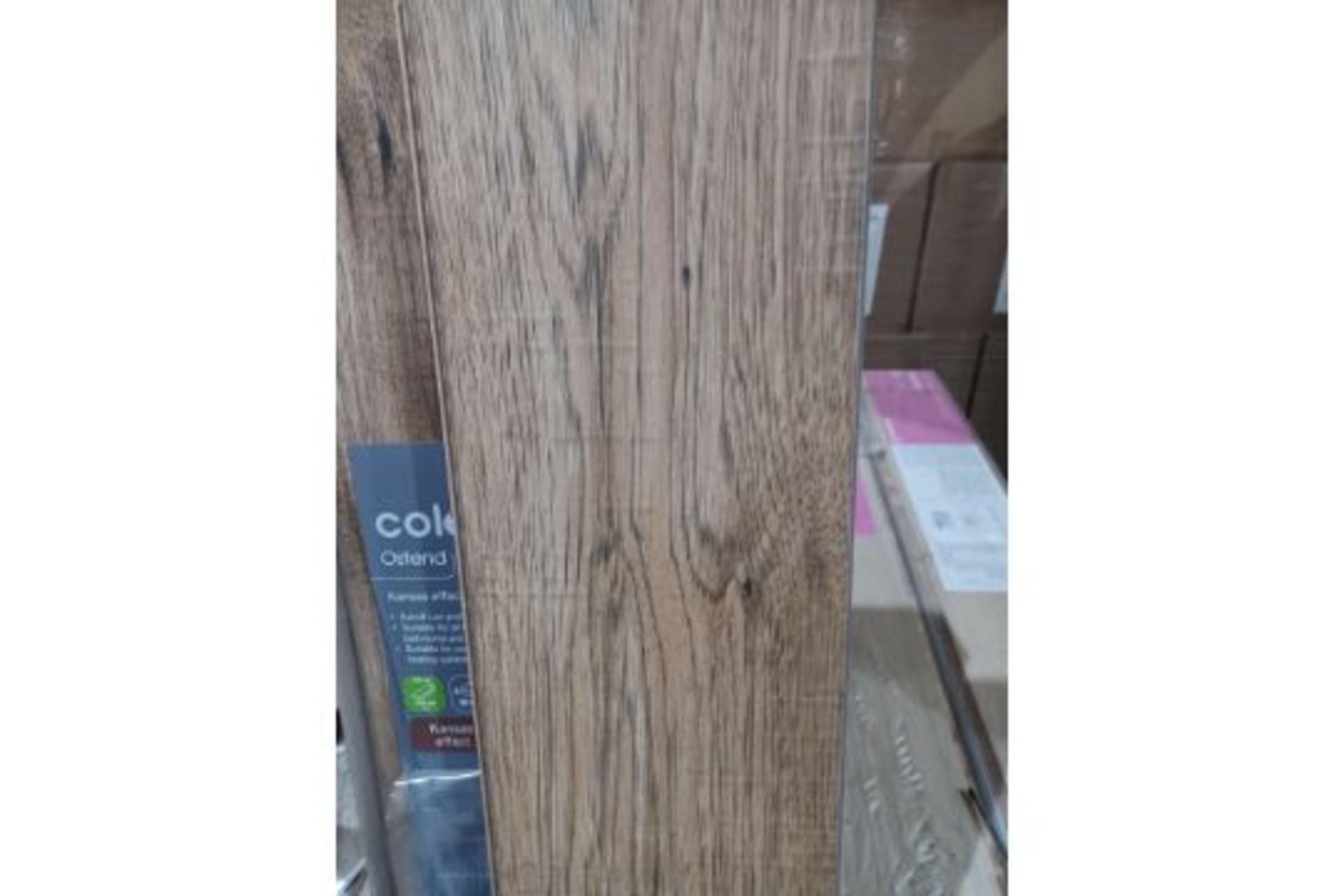2 X PACKS OF Ostend Natural Oxford oak effect Flooring. EACH PACK CONTAINS 1.76m2, GIVING THIS LOT A - Image 2 of 2