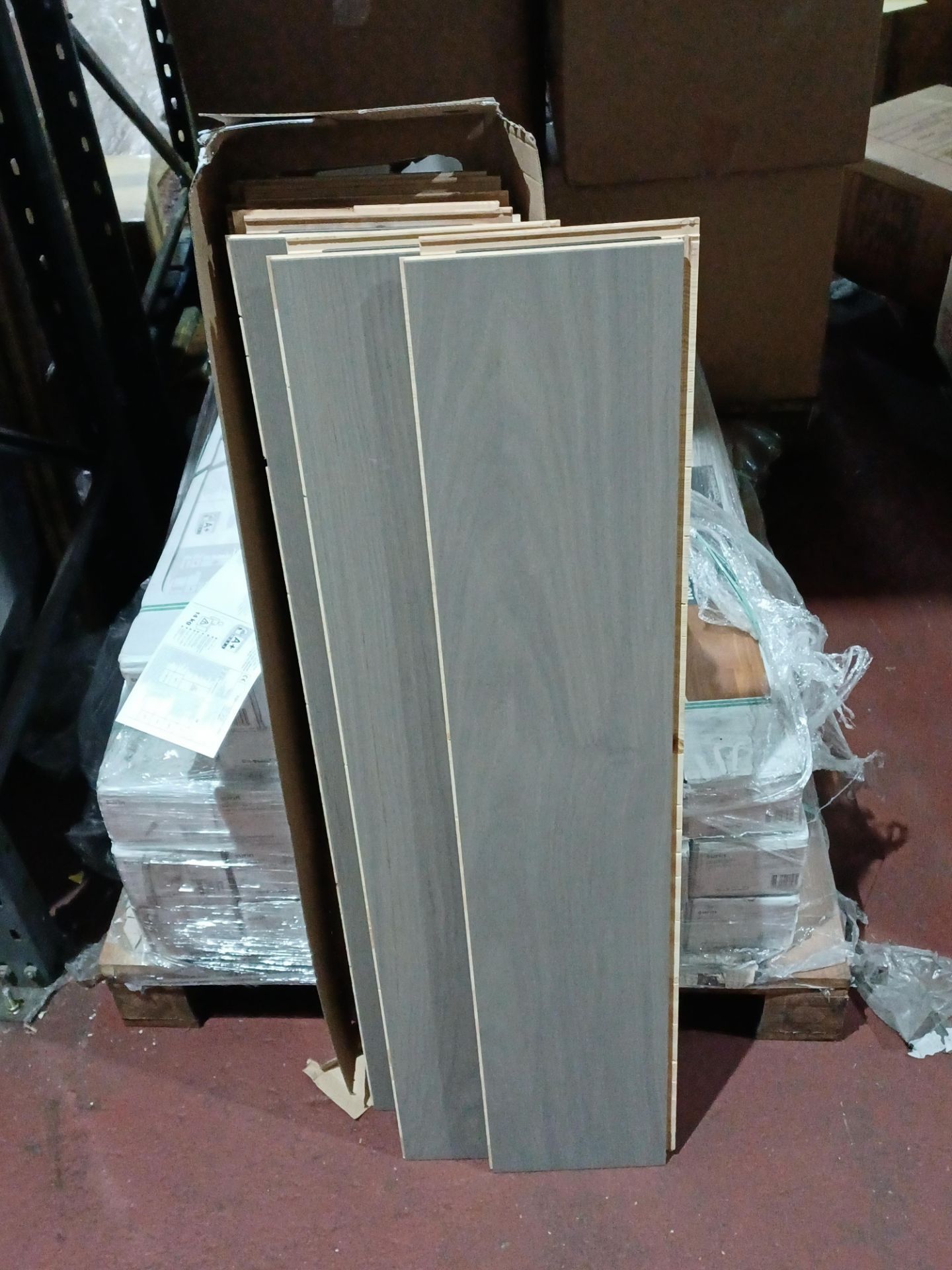 10 PACKS OF Marapi Grey Laminate Flooring, EACH PACK CONTAINS 1.74m2, GIVING THIS LOT A COMBINED - Image 2 of 2