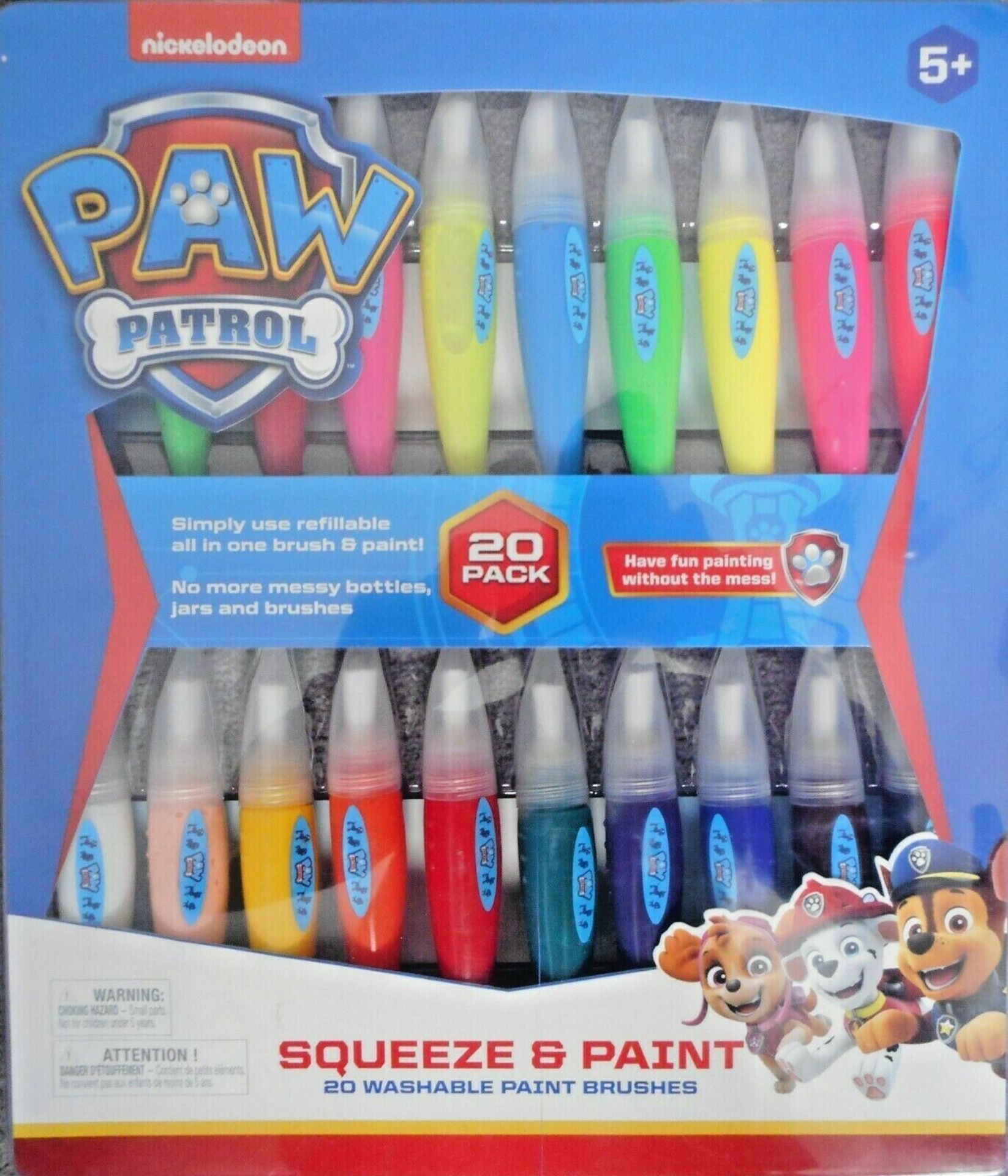 24 X NEW PACKAGED NICKELODEON PAW PATROL SWITCH LIGHTS. DIMMER NIGHT LIGHTS. (ROW6TOP)