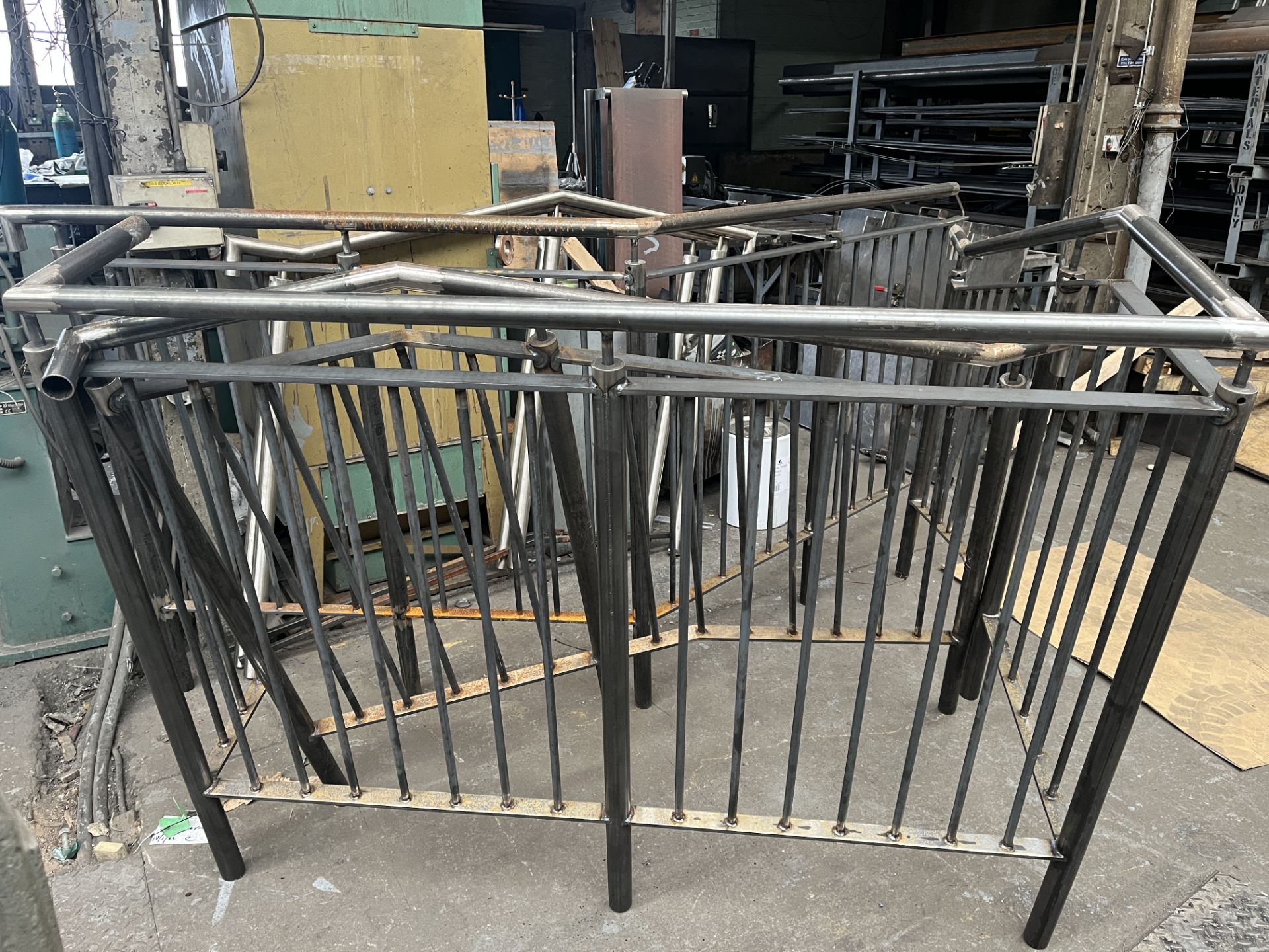 5 X STAINLESS STEEL RAILINGS