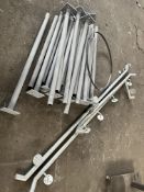 LARGE QUANTITY OF METAL RAILINGS/BALLUSTRAIDES