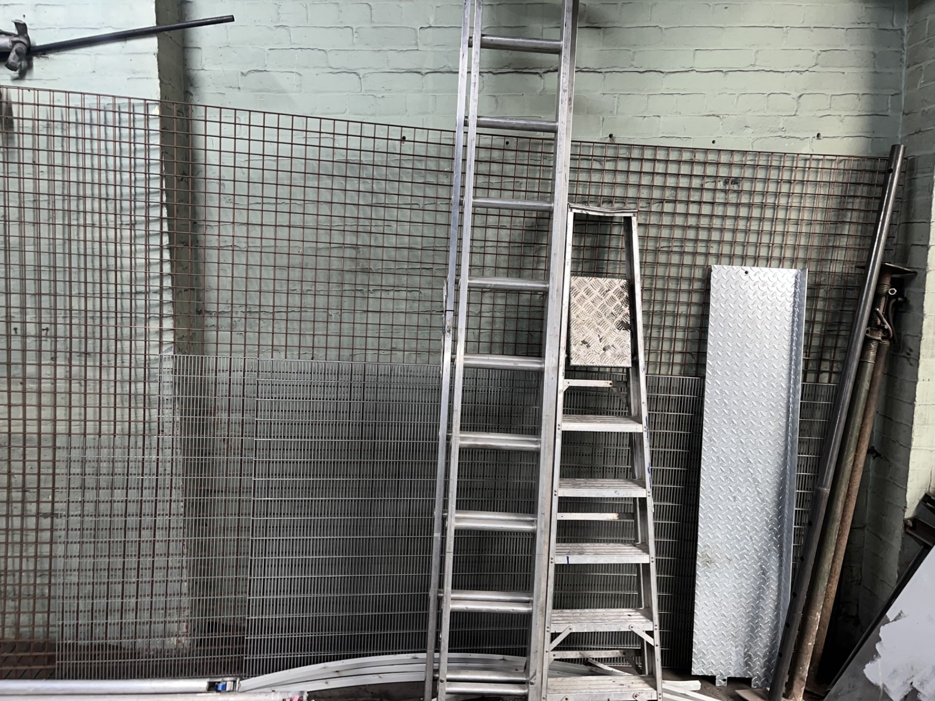 2 X SETS OF ALUMINIUM LADDERS