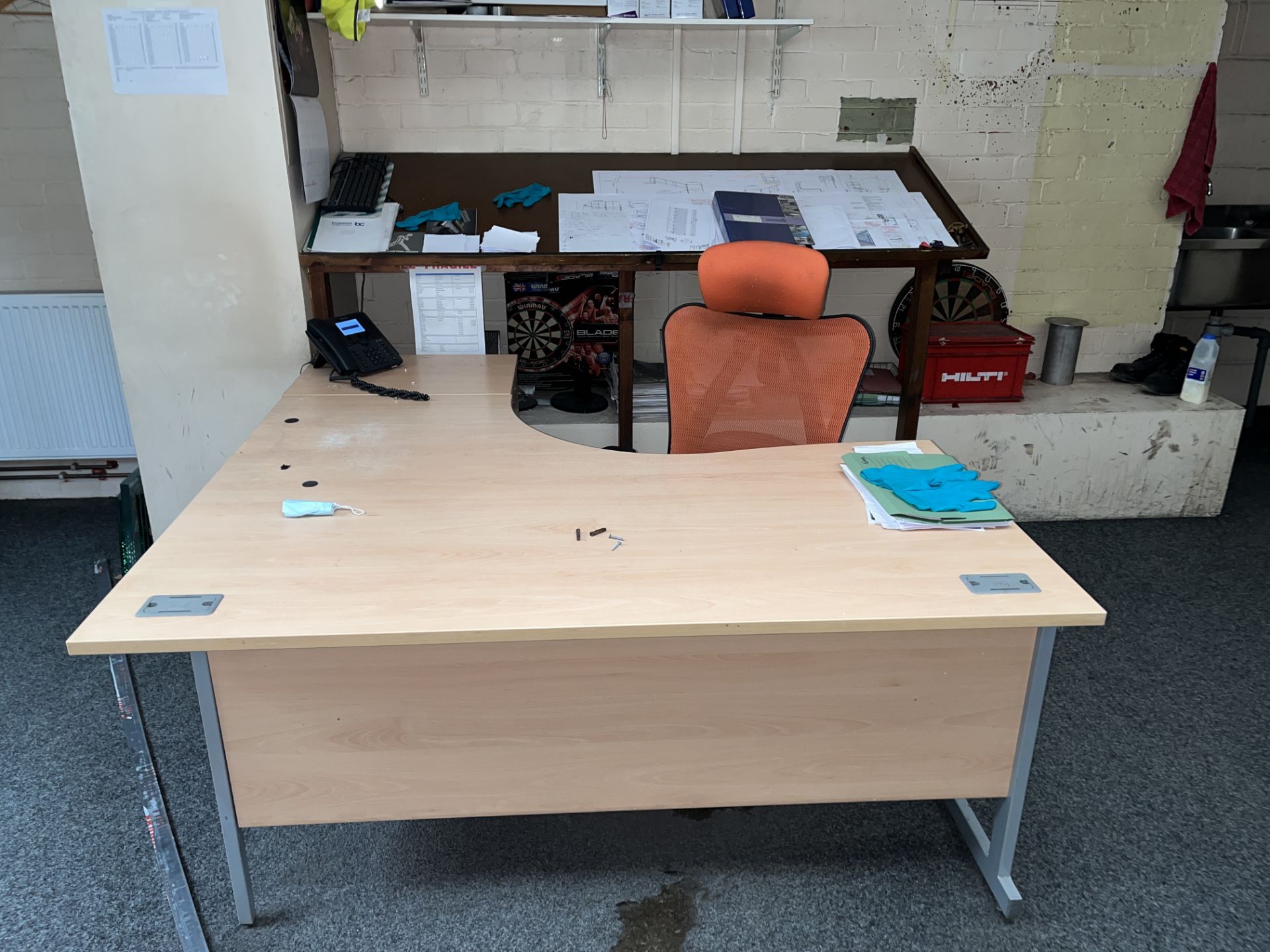 CONTENTS TO OFFICE 3 - INCLUDING 5 OFFICE DESKS, FILING CABINETS, PCS, FILING CABINETS, STAINLESS - Image 5 of 9