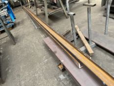 2 X HEAVY DUTY RSJ BEAMS SIZE: 8066 AND 9850MM