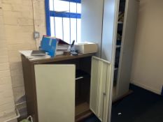 CONTENTS OF STATIONARY ROOM TO INCLUDE FILING CABINETS AND CONTENTS INC: STAPLERS, TAPE, PITNEY