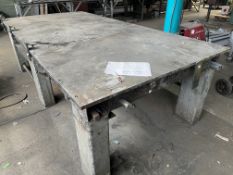 LARGE HEAVY DUTY METAL WORK BENCH SIZE: 3010L X 1510D X 890H