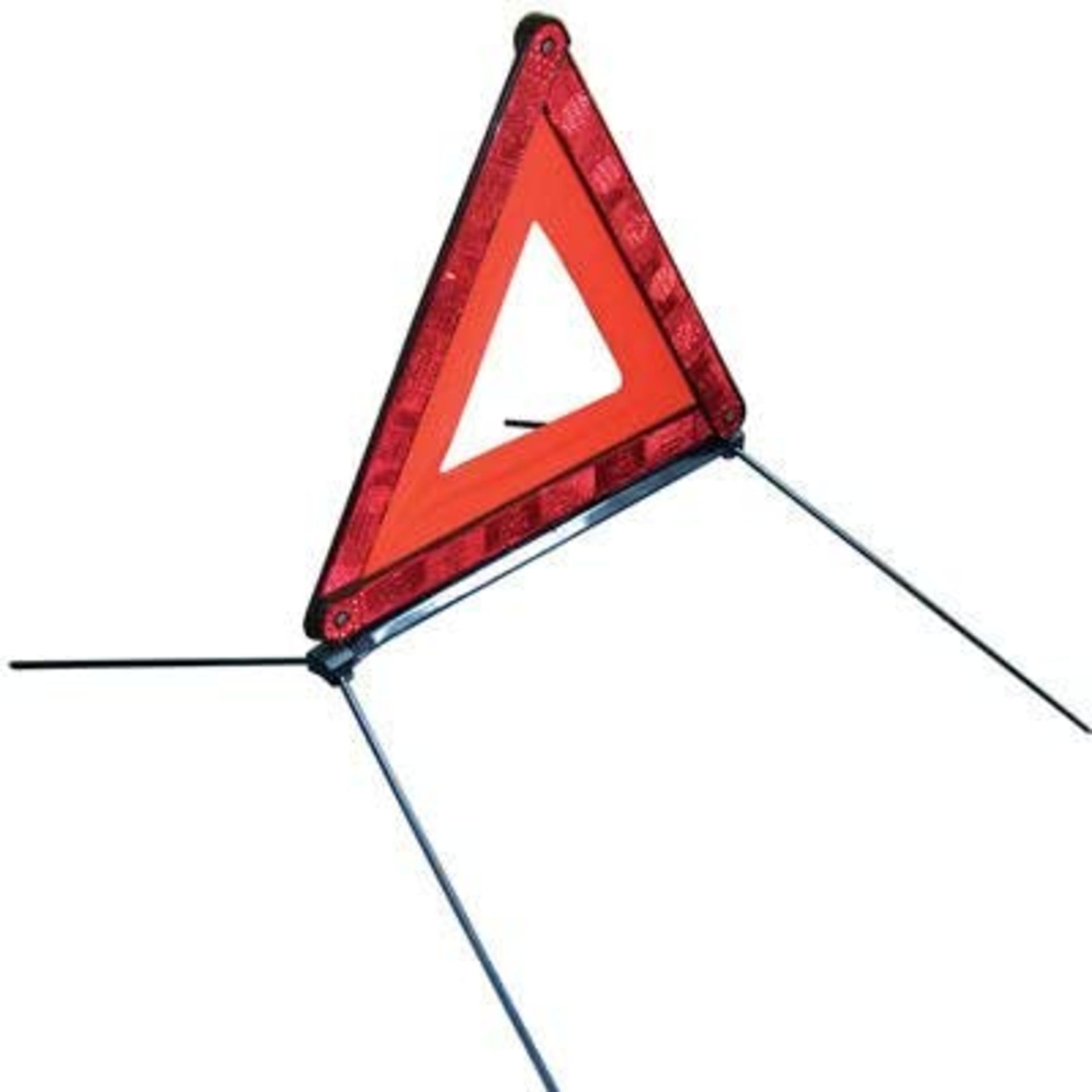 60 X NEW BOXED AUTO-CARE WARNING TRIANGLES. RRP £15 EACH (ROW4)