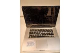 APPLE MACBOOK PRO CRACKED OUTER GLASS 320GB HARD DRIVE NEW CHARGER (97)