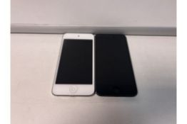 2 X APPLE IPOD TOUCH 5TH GEN, 16GB FOR SPARES AND REPAIRS (156)