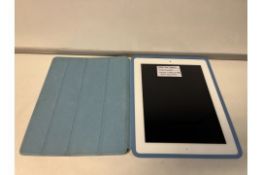 APPLE IPAD TABLET, 16GB STORAGE WITH CHARGER AND GENUINE CASE (139)