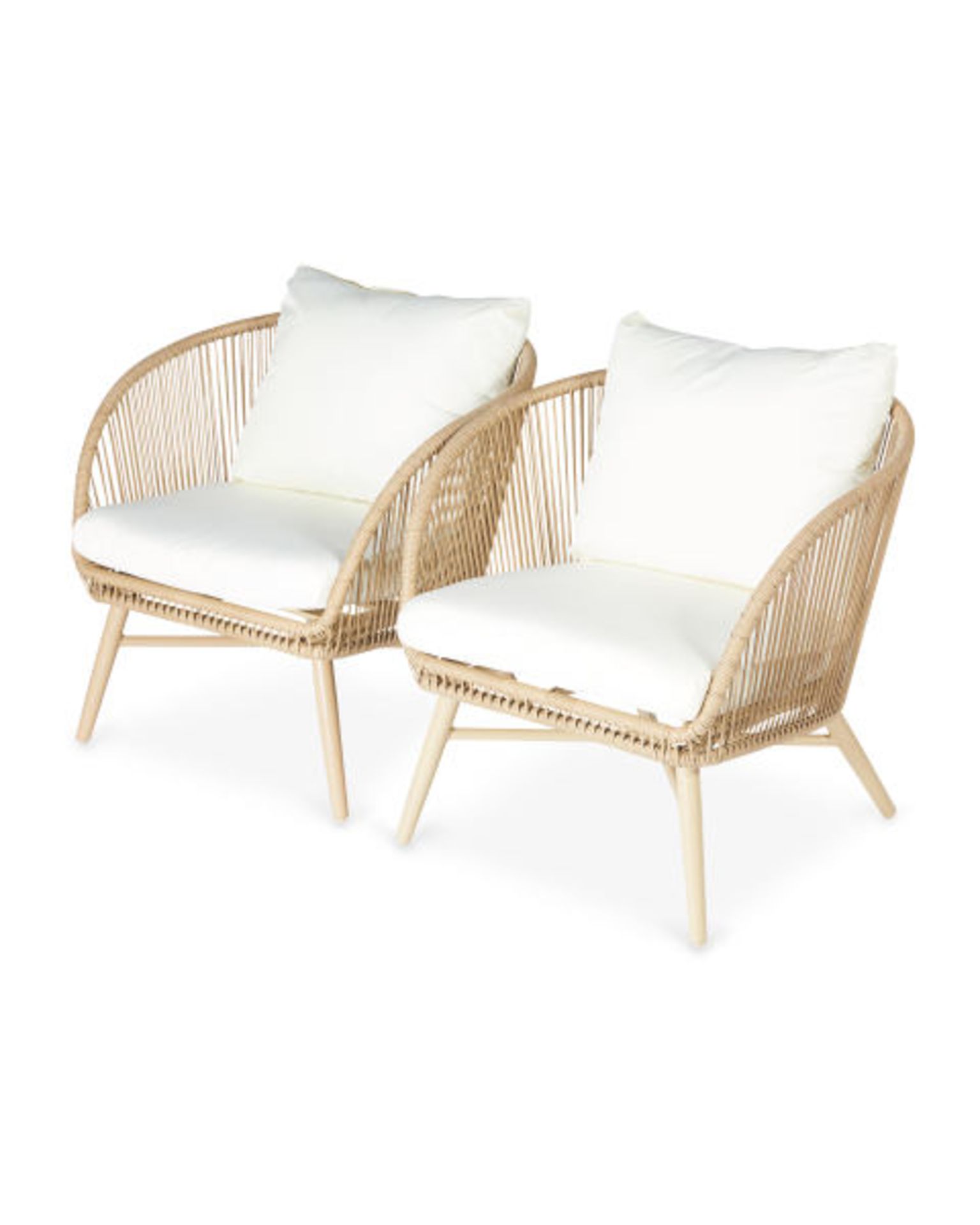 BULK LOT 4 x Luxury Rope Effect Furniture Set - Set of 4. Enjoy those lazy days in the garden with - Image 4 of 5