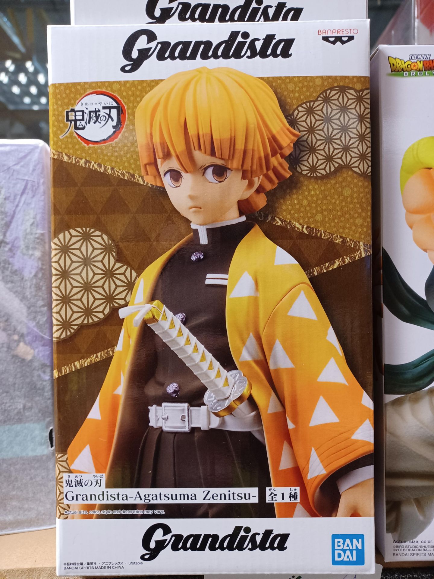 2 X GRANDISTA AGATSUMA ZENITSU FIGURE RRP £65.00 EACH - EBR