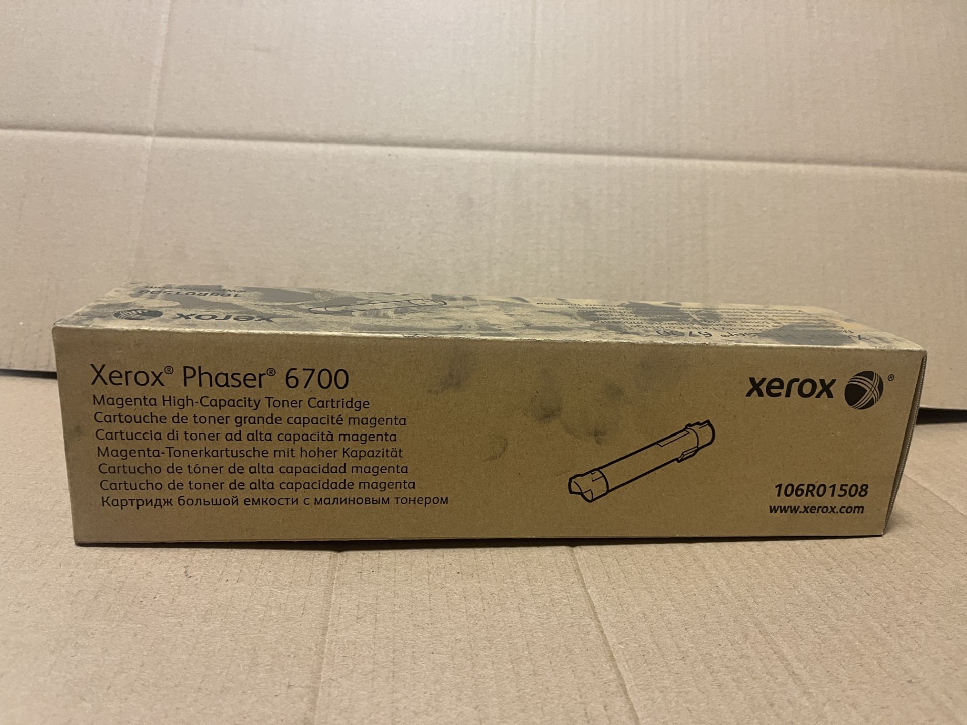 BRAND NEW XEROX PHASER 6700 LASER TONER CARTRIDGE HIGH YIELD MAGENTA RRP £390 EBR