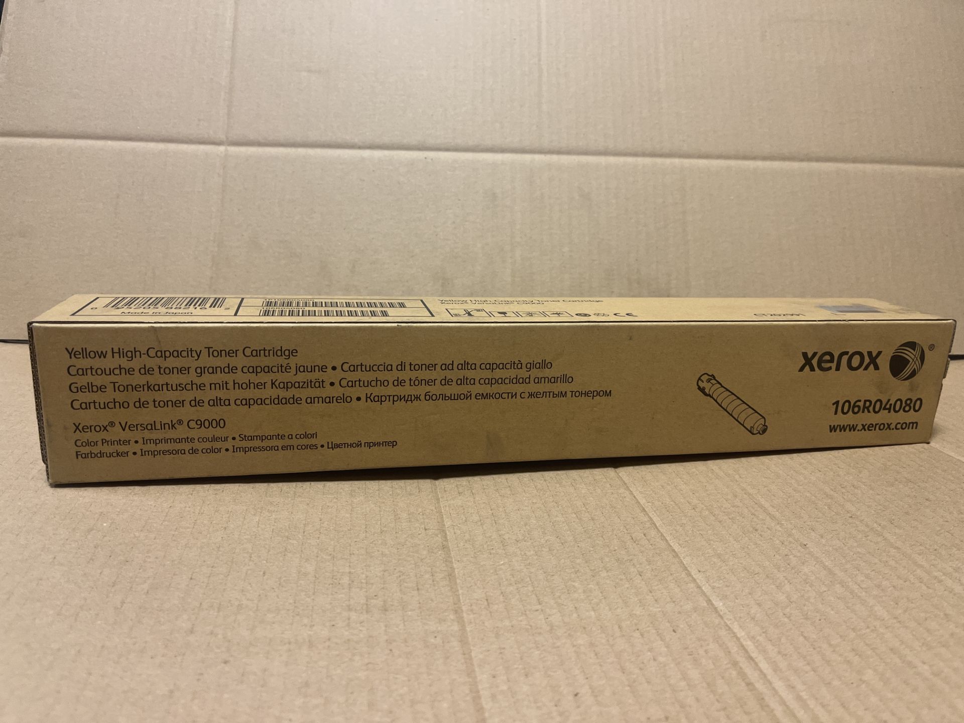 BRAND NEW ORIGINAL XEROX 106R04080 TONER YELLOW RRP £366 EBR