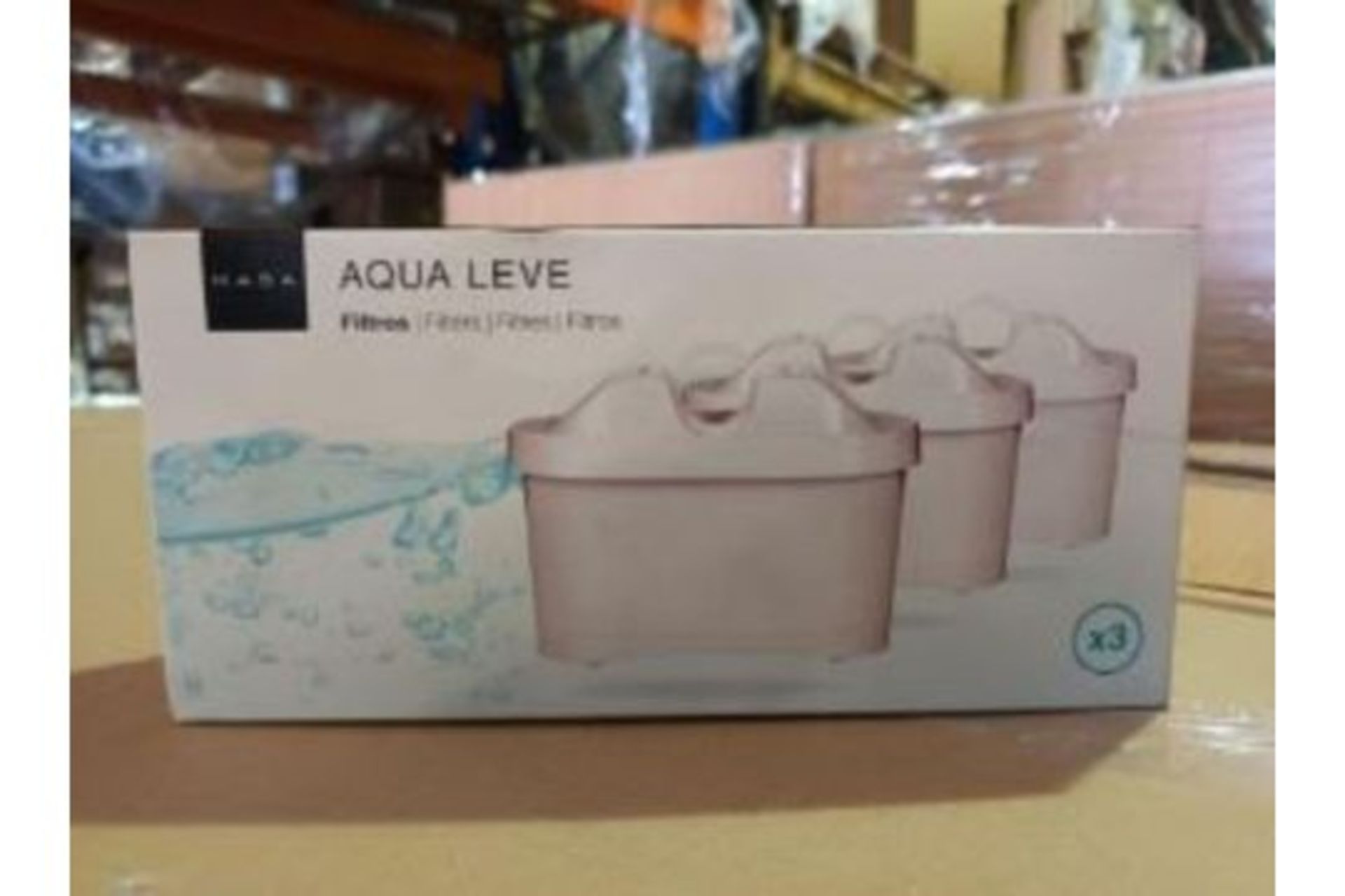 72 x New Boxed Single Kasa Aqua Leve Water Filters. Suitable For Most Modern Water Jugs Including: