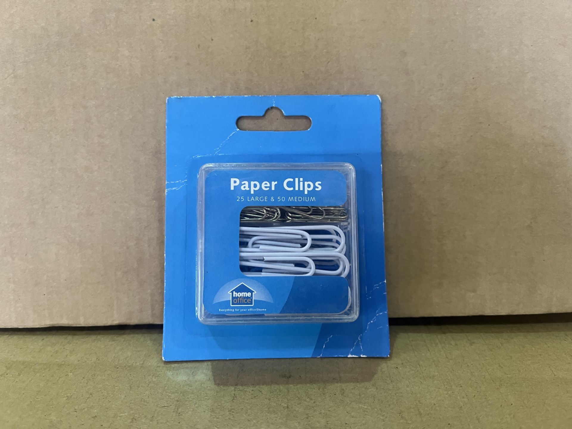 103 X BRAND NEW PACKS OF 25 LARGE AND 50 MEDIUM PAPER CLIPS R15