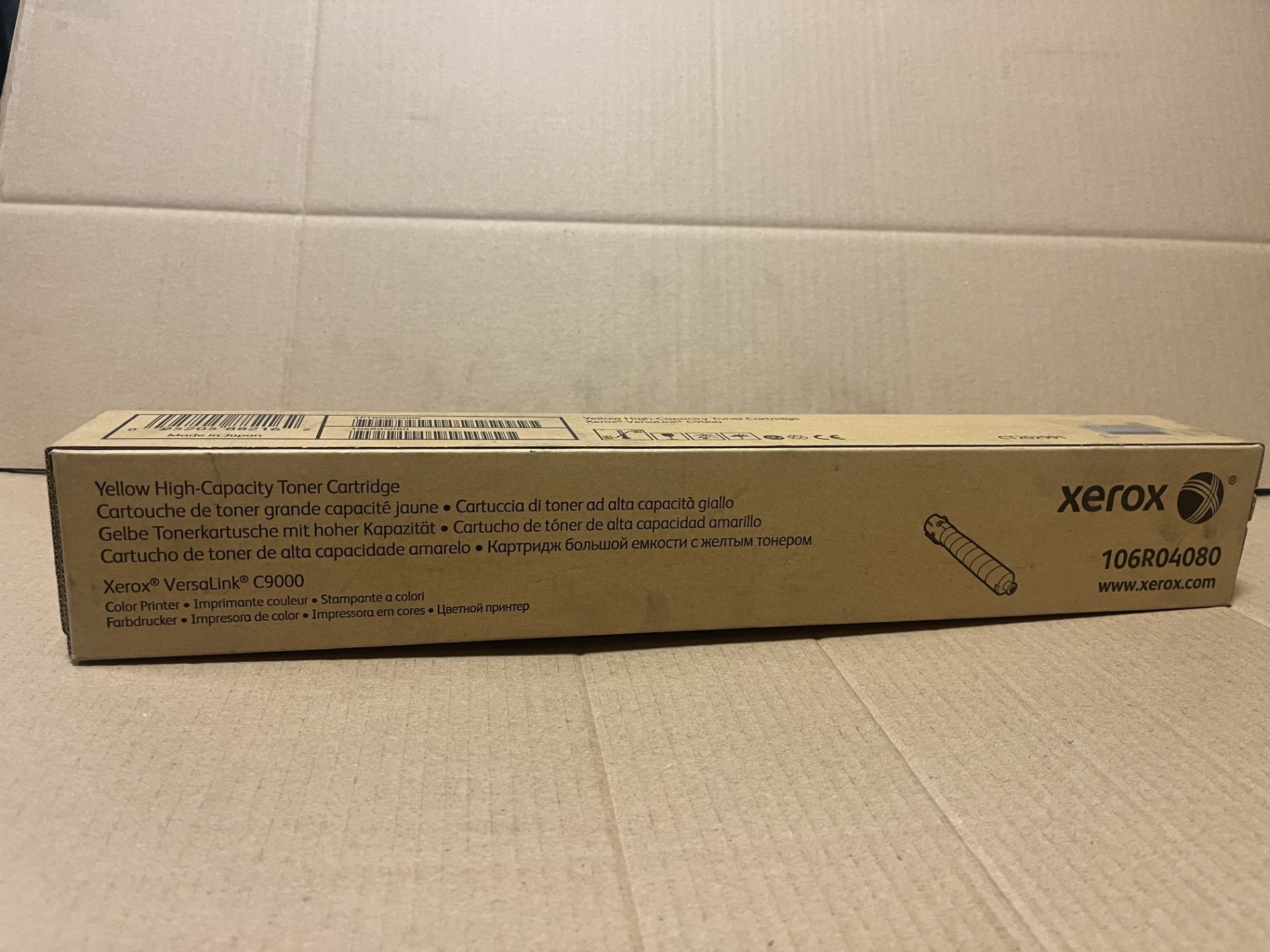 BRAND NEW ORIGINAL XEROX 106R04080 TONER YELLOW RRP £366 EBR