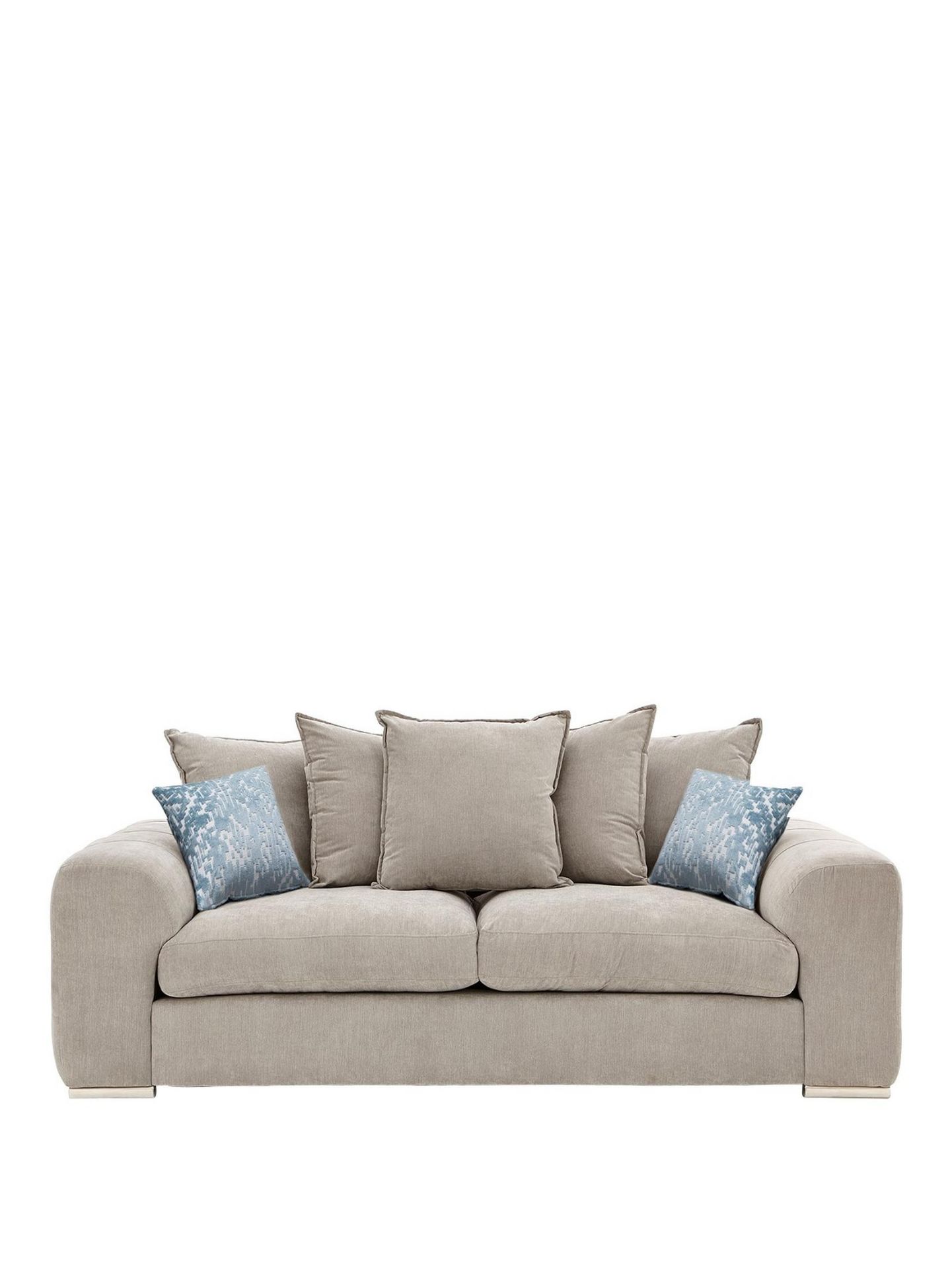 SOPHIA 3 SEATER SOFA. RPP £1,399.00. Dimensions: Height 89, Width 221, Depth 96 cm (approx.)